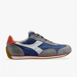 Nizke Tenisky Diadora Equipe Modre | QNFZBLJ-80