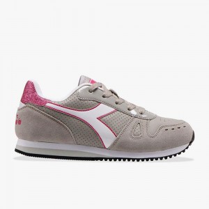 Nizke Tenisky Diadora Simple Run Siva | QNDRWMZ-49