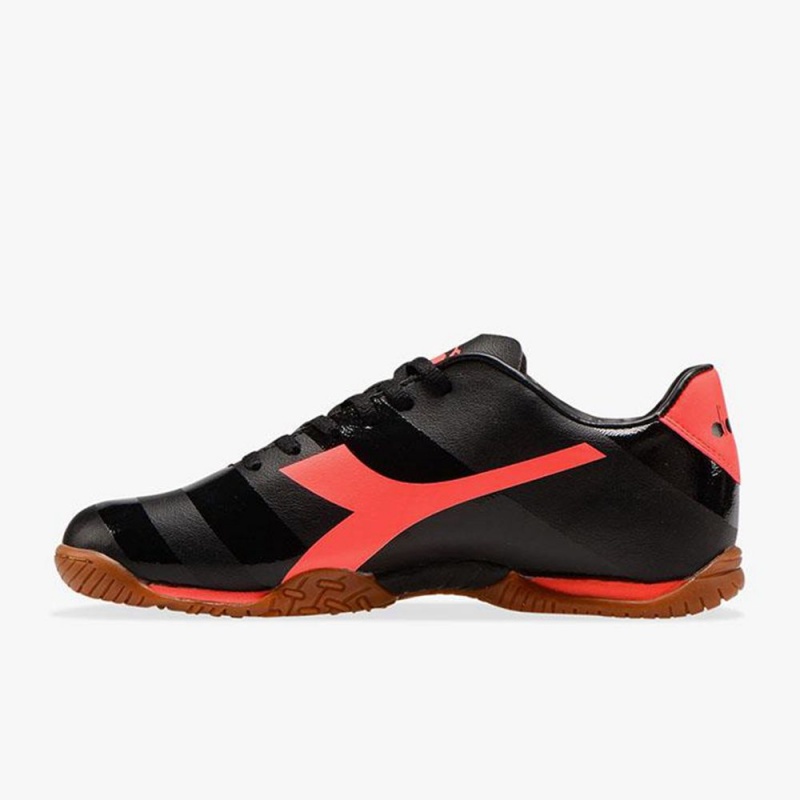 Futsal Kopacky Diadora Raptor Čierne | ULNWFHX-67