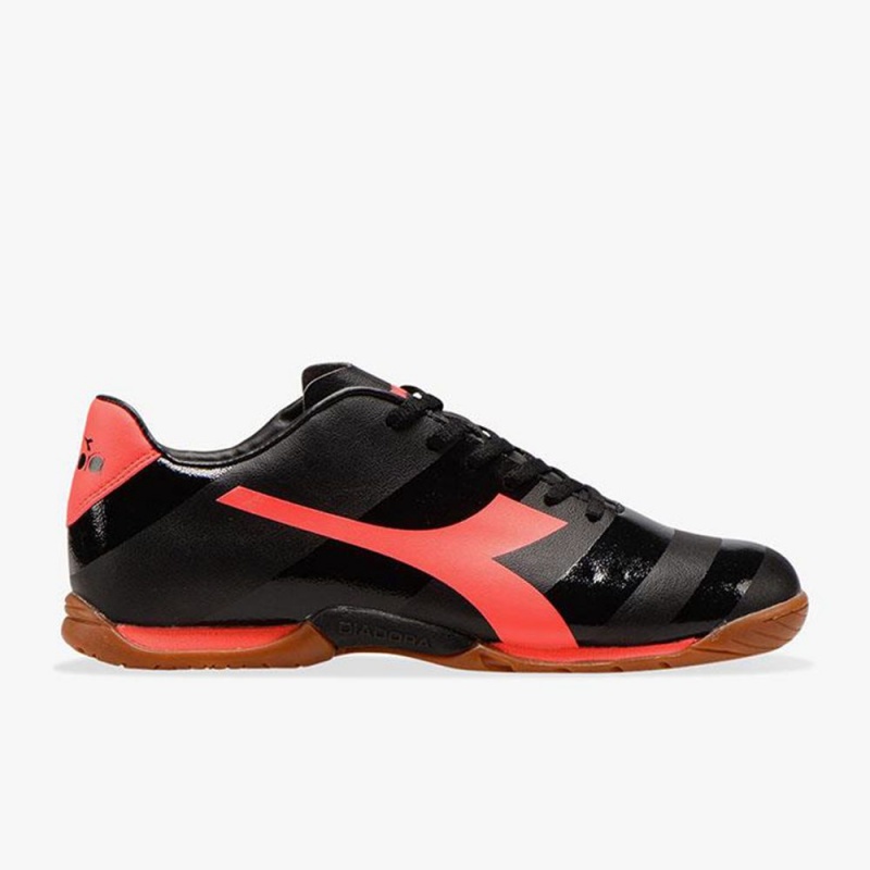 Futsal Kopacky Diadora Raptor Čierne | ULNWFHX-67