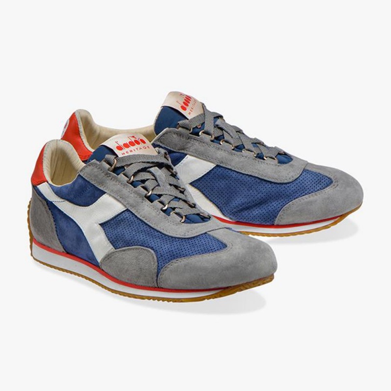 Nizke Tenisky Diadora Equipe Modre | QNFZBLJ-80