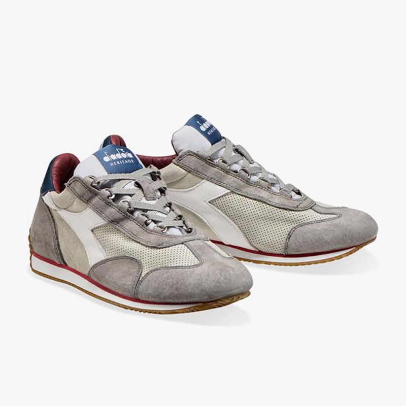 Nizke Tenisky Diadora Equipe Siva | XRYKWEI-85