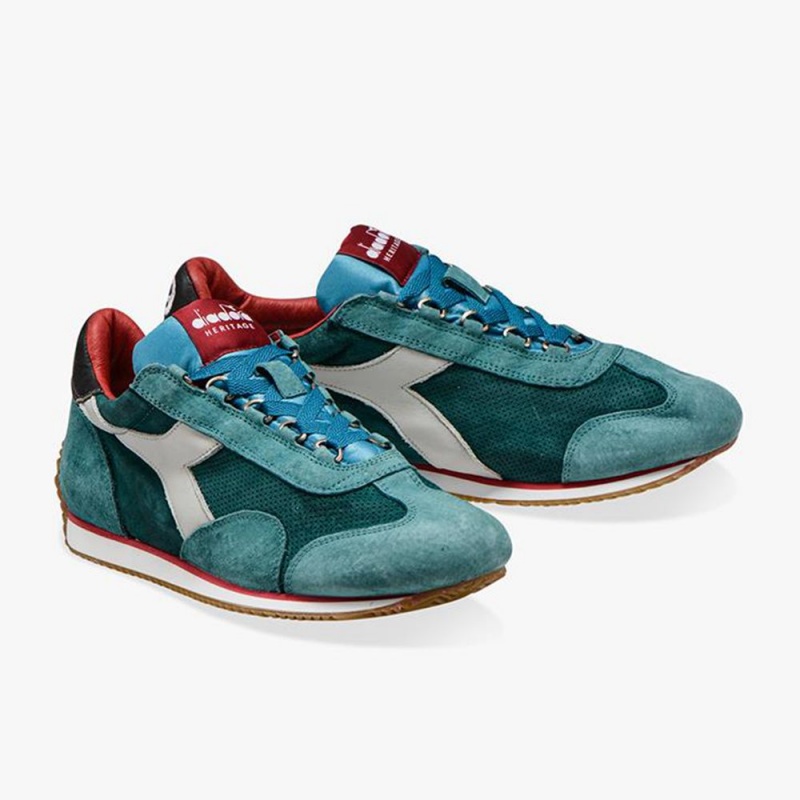 Nizke Tenisky Diadora Equipe Zelene | CFYRSJD-67