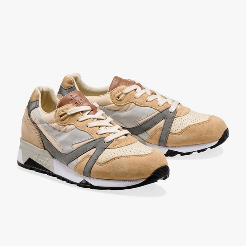 Nizke Tenisky Diadora N9000 Béžové | KLNIRZF-64