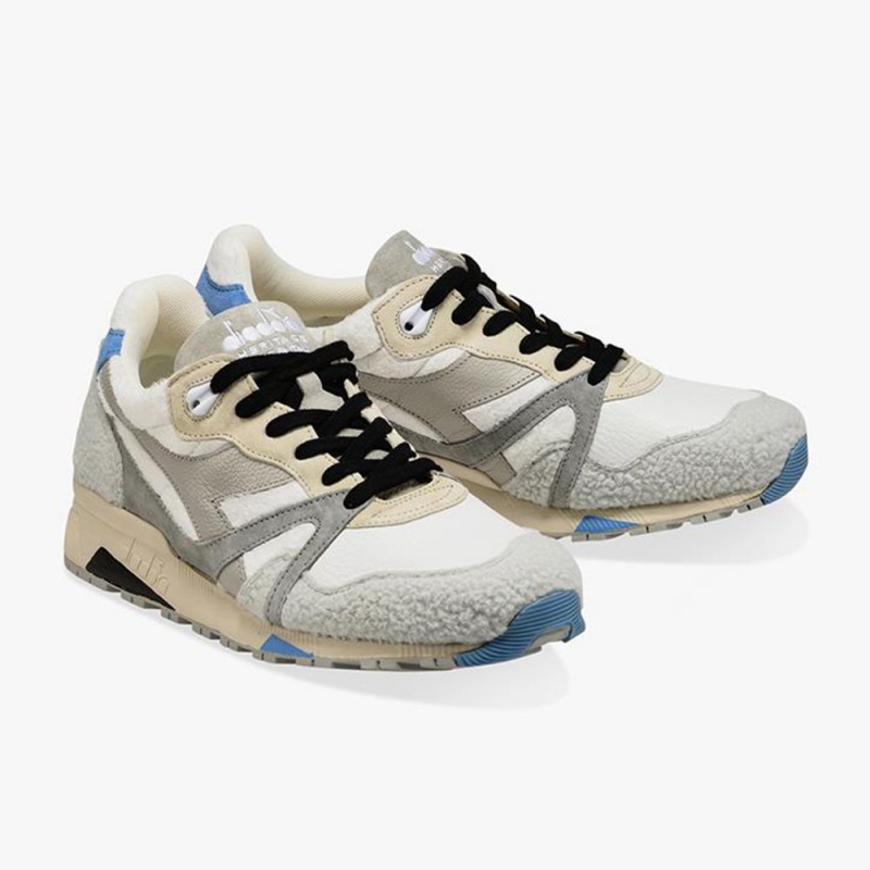 Nizke Tenisky Diadora N9000 Siva | UKJFGQE-95