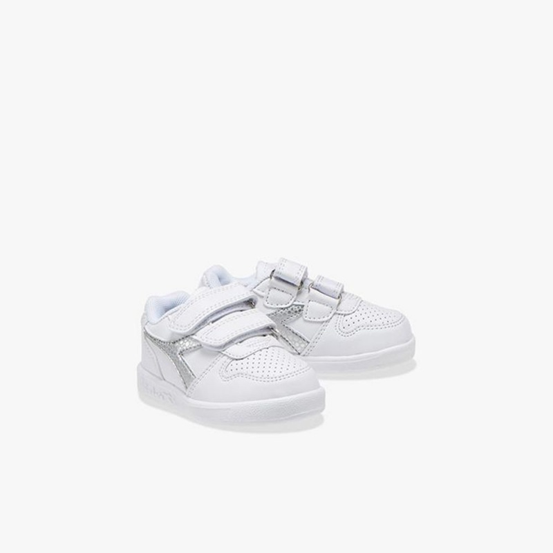 Nizke Tenisky Diadora Playground Biele | MUGBPAF-28