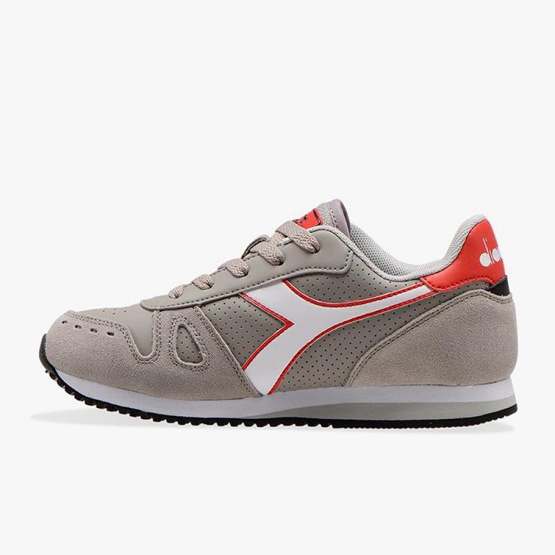 Nizke Tenisky Diadora Simple Run Siva | WHUKXCB-06