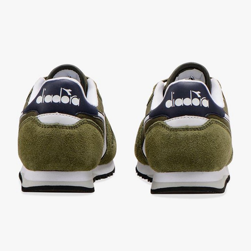 Nizke Tenisky Diadora Simple Run Zelene | GNMAKJX-18