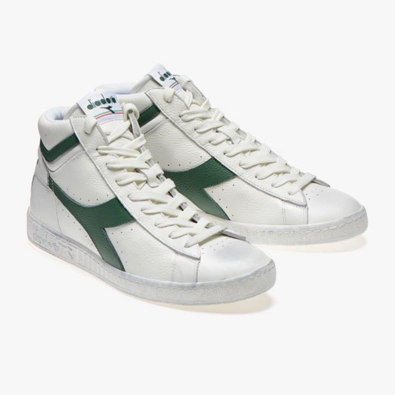 Vysoke Tenisky Diadora Game Zelene | MZGBNWV-43