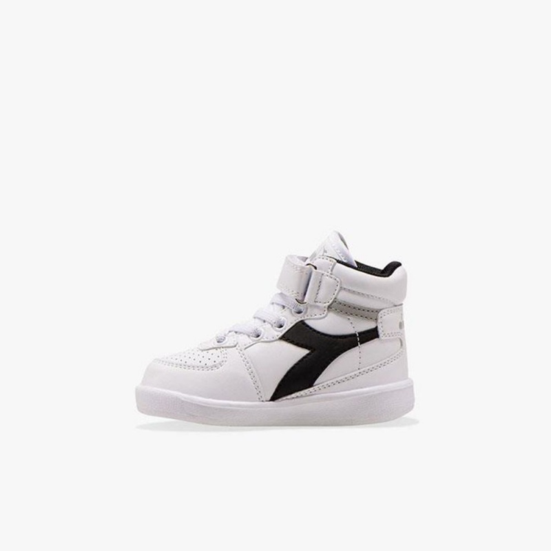 Vysoke Tenisky Diadora Playground Biele | PAOUHIS-74