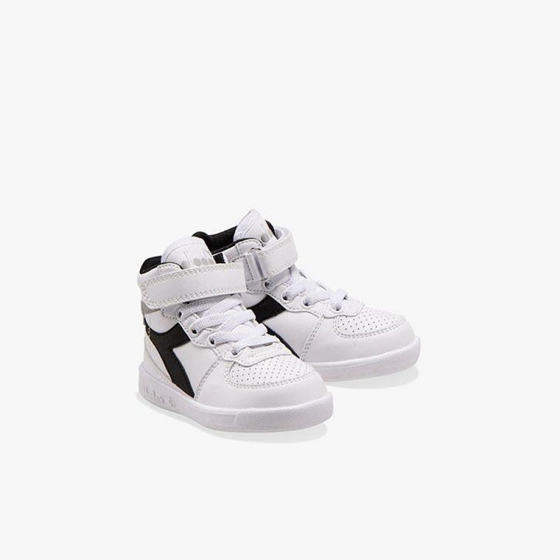 Vysoke Tenisky Diadora Playground Biele | PAOUHIS-74